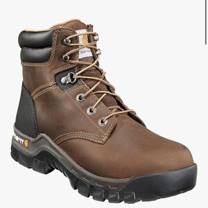 Carhartt womens Brown Work Boots 11 Slip Resistant Composite-Toe